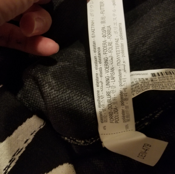 NWT size S, Zara black white jacquard knit sweater dress - Picture 6 of 9